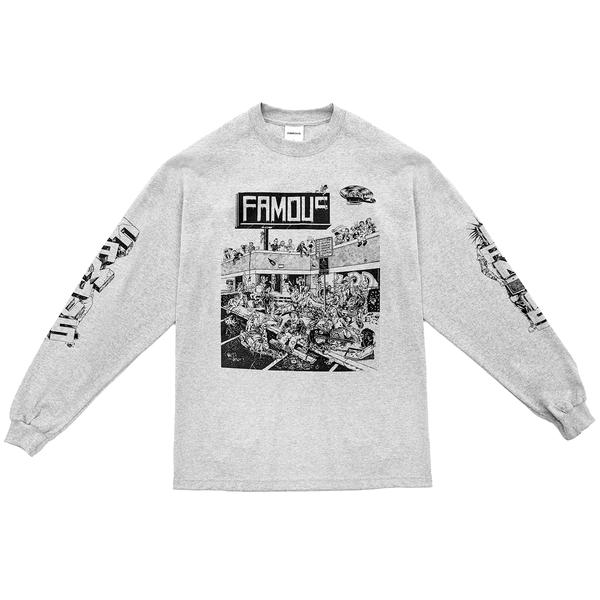 everyone j.30000 L/S TEE ロンT アッシュグレーM everyone j.30000 L/S